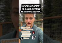 Dog Daddy is a No-Show at His Own Meetup #dogtrainer #dogtraining #dogtraining101